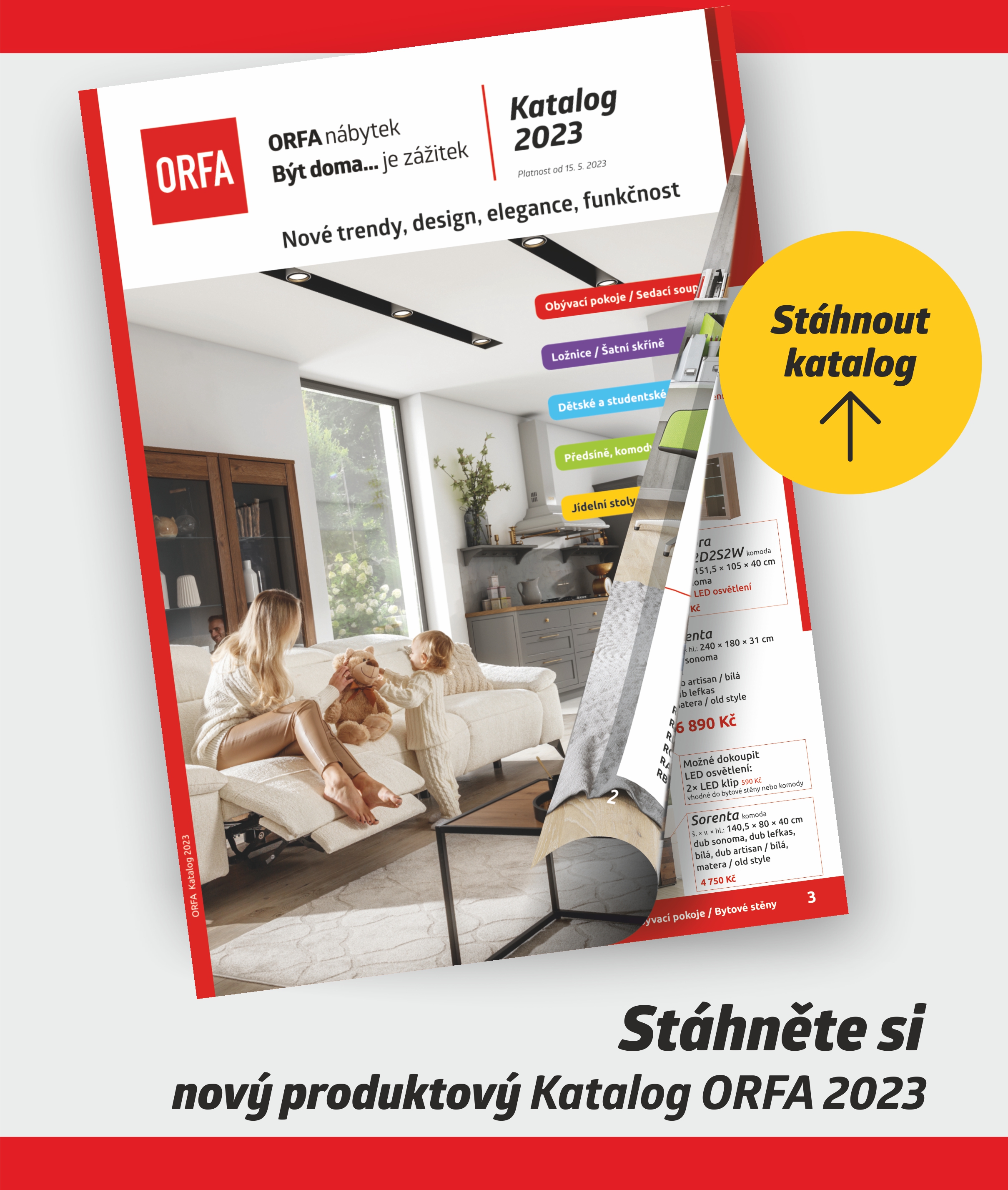 ORFA nábytek katalog 2023