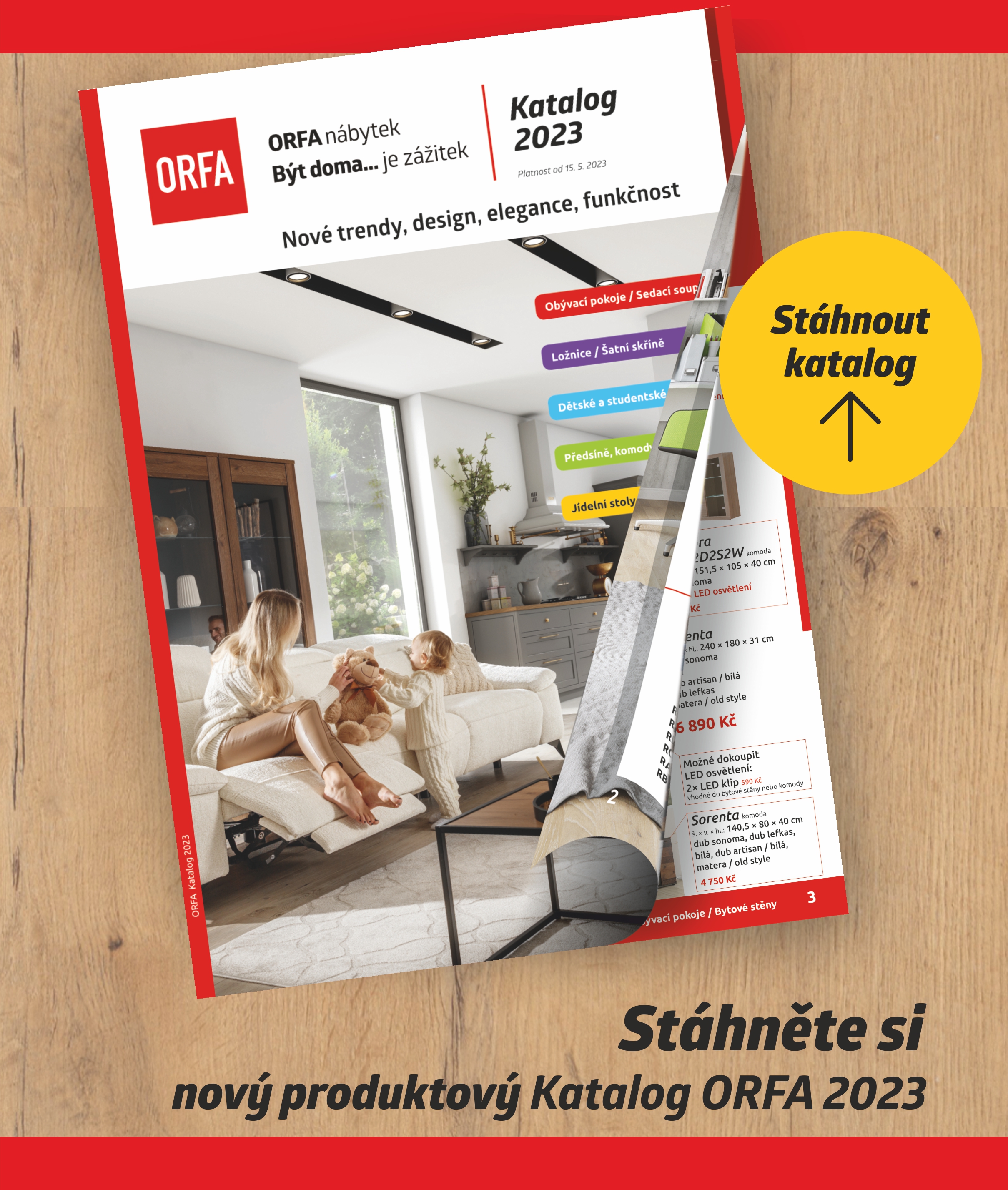 ORFA nábytek katalog 2023