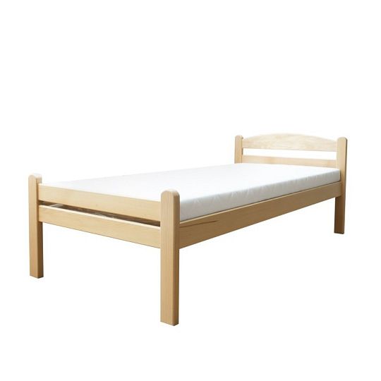 PANDURA postel 90 cm, masiv, buk