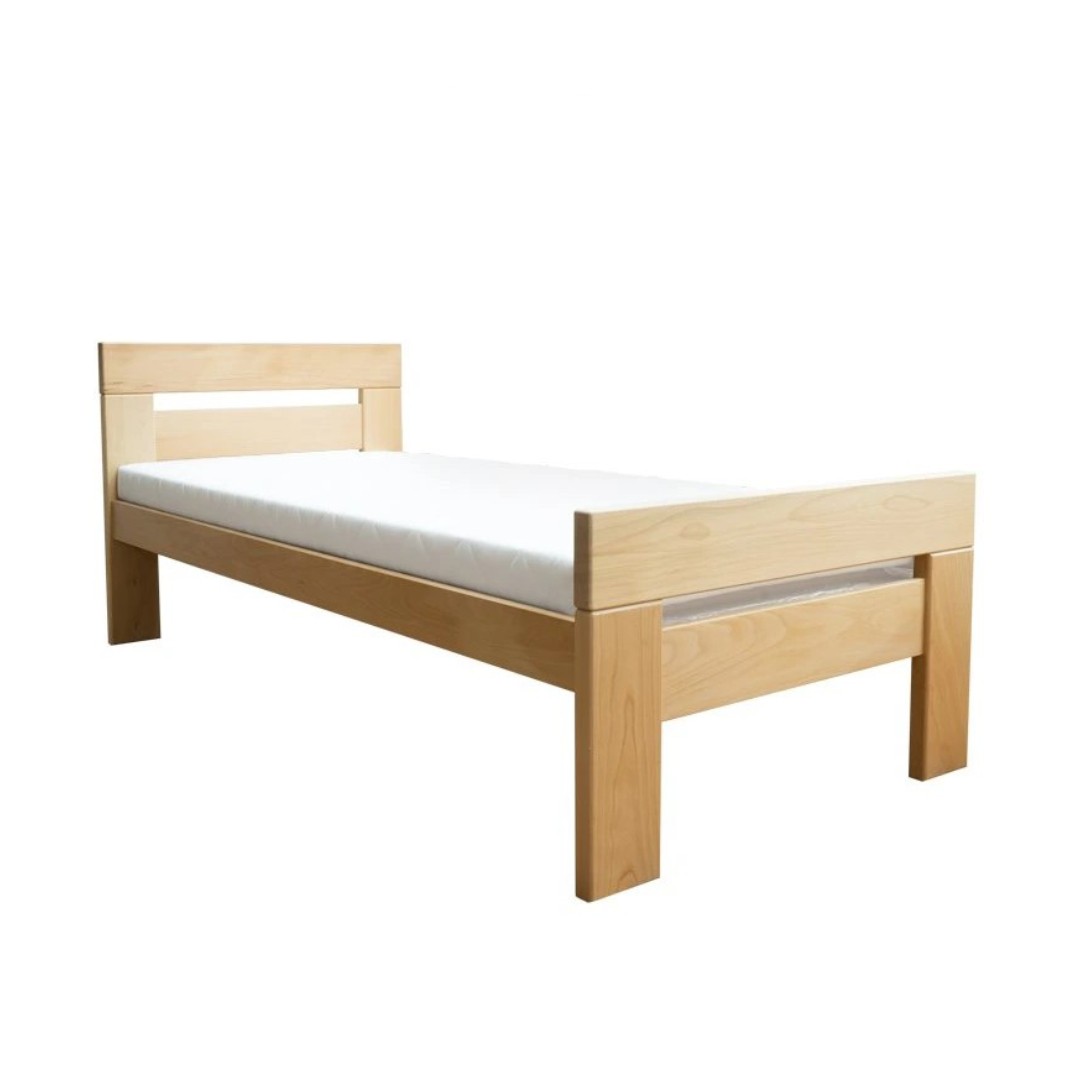 NEVADA postel 90 cm, masiv, buk