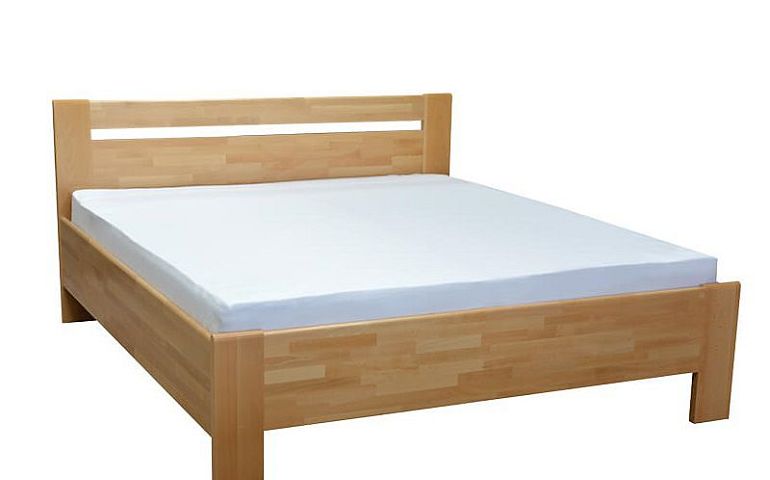 Matěj Lux Masivní postel 180 cm, buk