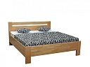 Matěj 2 Lux, Masivní postel 180 cm, buk