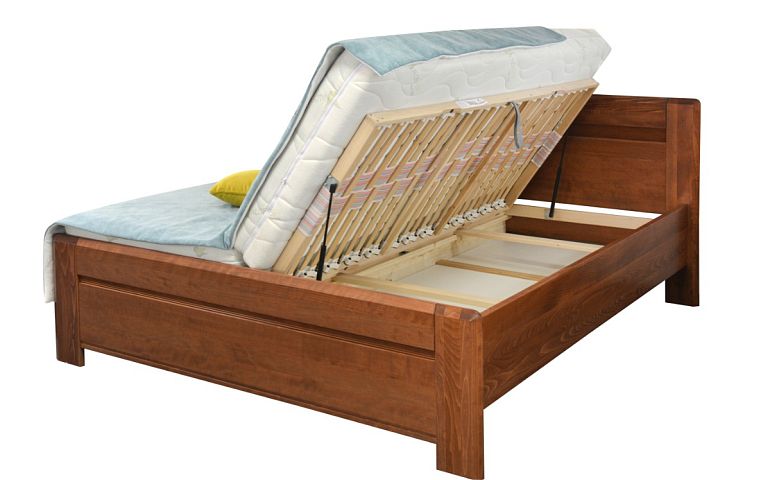 ESTER BV  dřevěná postel 180 cm, višeň