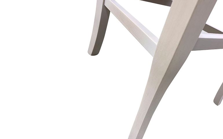 Jídelní židle, Provensal TYP 7, bílá/tmavě šedá
