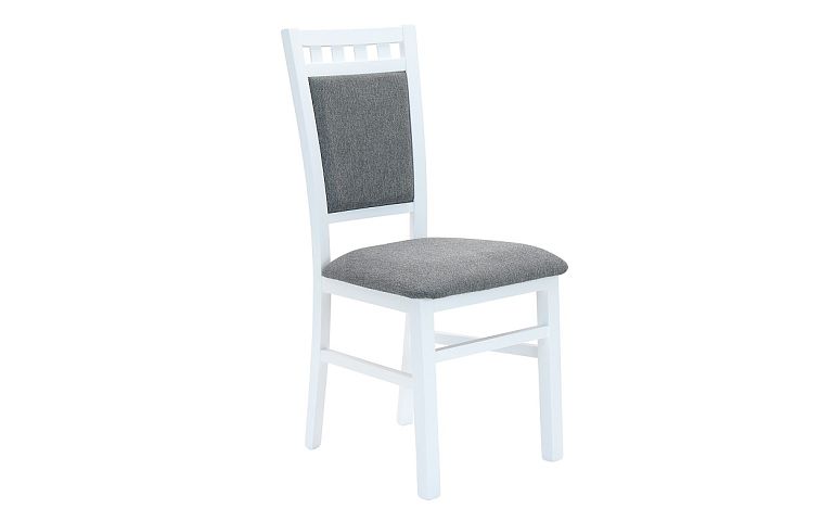 Jídelní židle, Denis New, bílá/šedá SS21