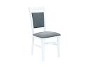 Jídelní židle, Denis New, bílá/tmavě šedá SS22