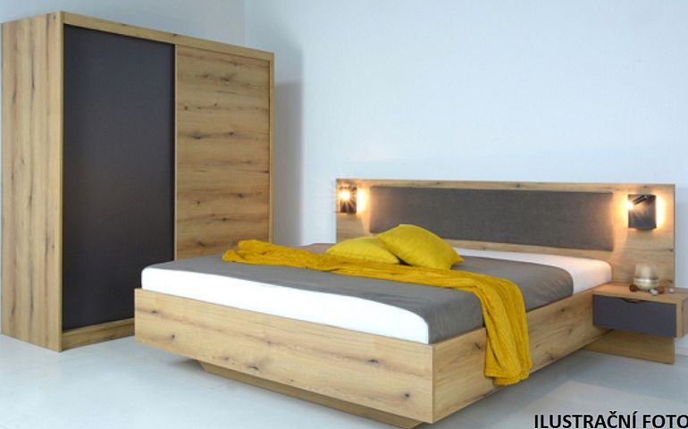 MONTREAL postel 180, dub pobřežný/šedá