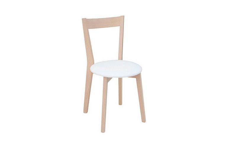 Jídelní židle, Ikka, bílá/dub sonoma