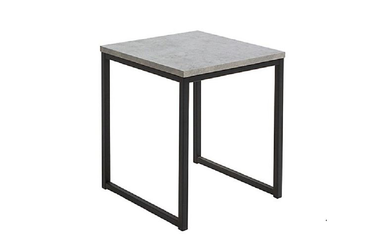 AROZ konferenční stolek LAW/40, beton chicago sv. šedý/černá