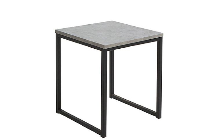 AROZ konferenční stolek LAW/50, beton chicago světle šedý/černá