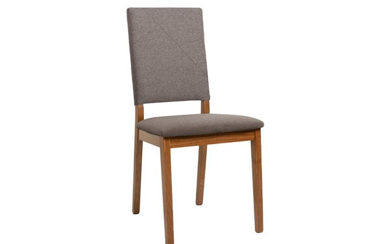 FORN jídelní židle, dub stirling/šedá