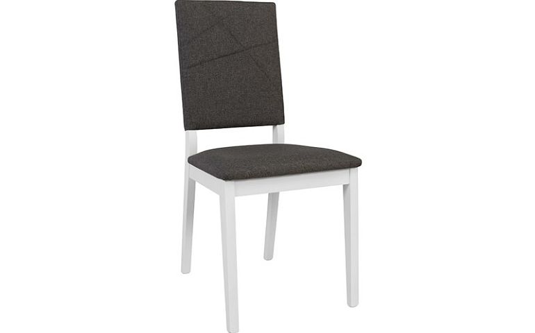 Jídelní židle, Forn, bílá teplá/šedá