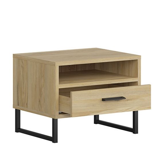 RAMLA noční stolek KOM1S/U, jasan horský