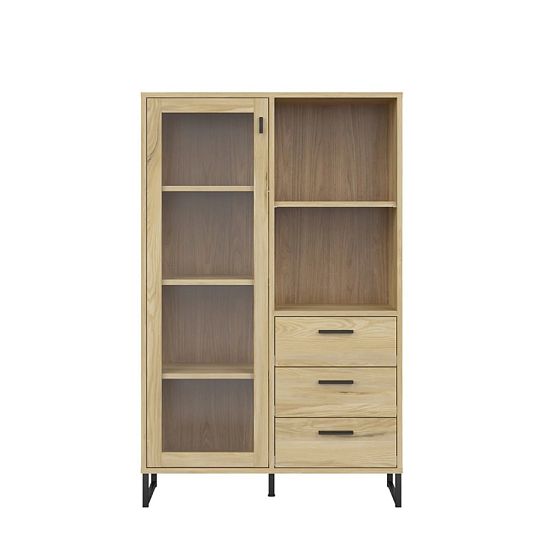 RAMLA vitrína REG1W3S/U, jasan horský