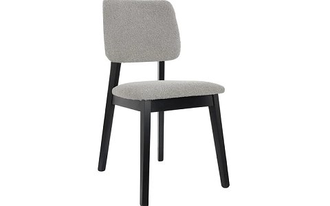 Jídelní židle, Keila, černá/tmavě béžová