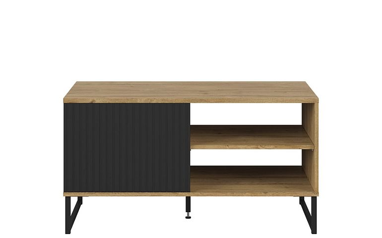 ZENDA konferenční stolek LAW1S/U, dub waterford/černá