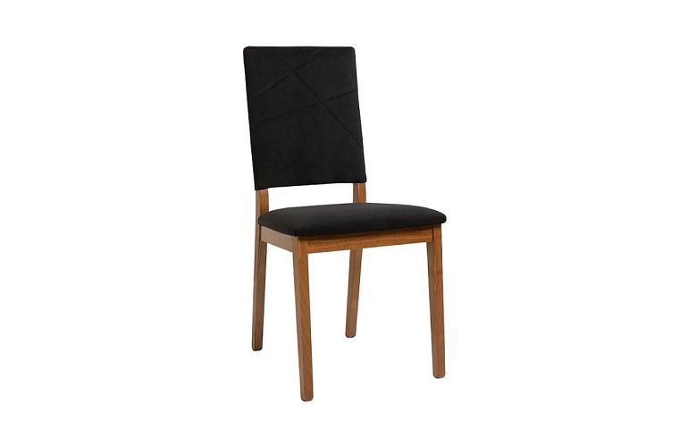 Jídelní židle, ZENDA, dub waterford/černá