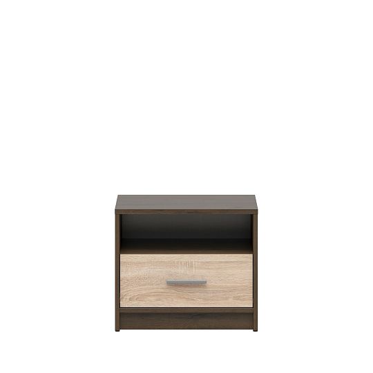 Nepo Plus Noční stolek KOM1S, dub ušlechtilý/dub sonoma
