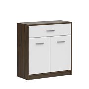 NEPO PLUS komoda KOM2D1S, dub ušlechtilý/bílá