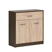 NEPO PLUS komoda KOM2D1S, dub ušlechtilý/dub sonoma