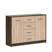 Nepo Plus Komoda KOM2D4S, dub ušlechtilý/dub sonoma
