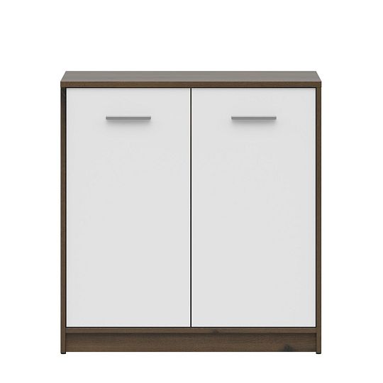 NEPO PLUS skříňka KOM2D, dub ušlechtilý/bílý