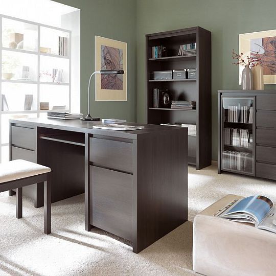 Kaspian Vitrína KOM2W5S Wenge