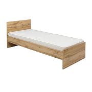 ZELE postel 90 cm, dub wotan