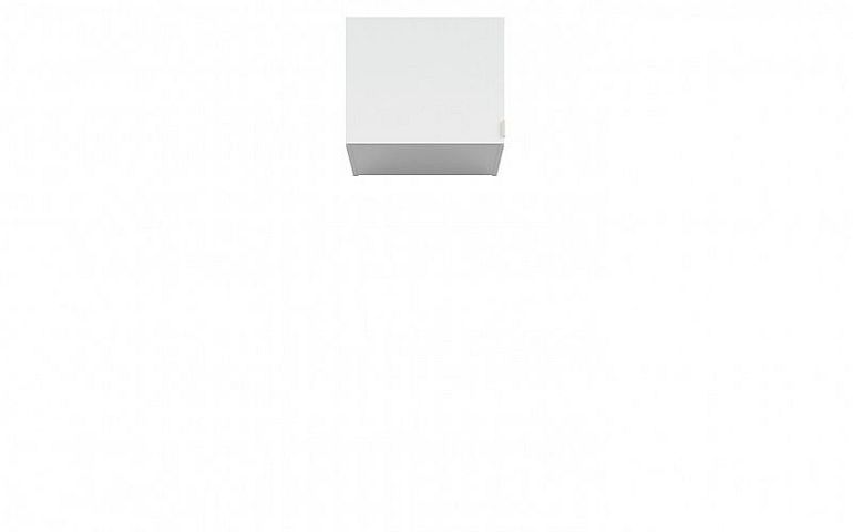 PRINCETON nástavec na skříň NAD/50, bílý lesk/šedá