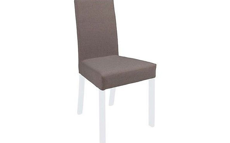 Jídelní židle, Kaspian VKRM 2, bílá/šedohnědá