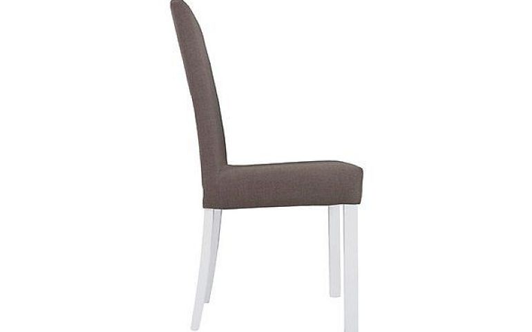 Jídelní židle, Kaspian VKRM 2, bílá/šedohnědá