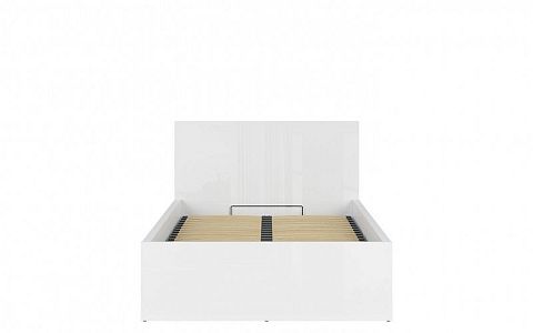 TETRIX postel s roštem LOZ/120/B, bílý lesk
