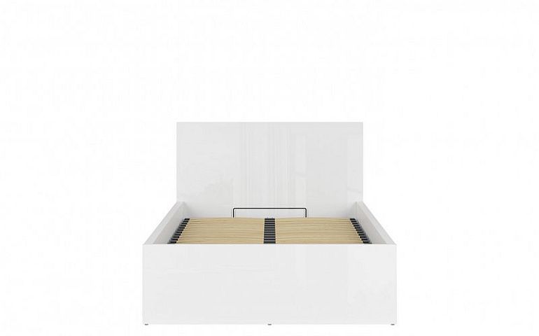 TETRIX postel s roštem LOZ/120/B, bílý lesk