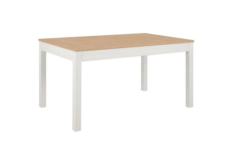 LOKSA jídelní stůl STO (ST003), borovice bílá andersen