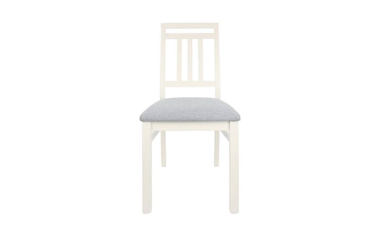 LOKSA jídelní židle, bílá teplá TX098/Primo 88 grey