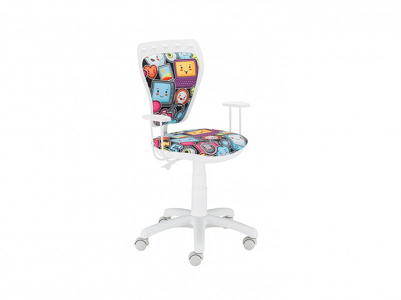 MINISTYLE WHITE elektro dětská židle, bílá