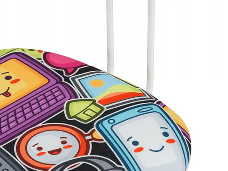 MINISTYLE WHITE elektro dětská židle, bílá