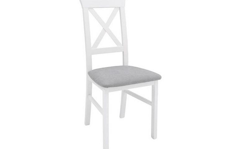Jídelní židle, Alla TYP 3, bílá teplá