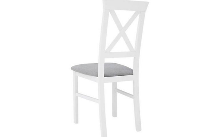 Jídelní židle, Alla TYP 3, bílá teplá