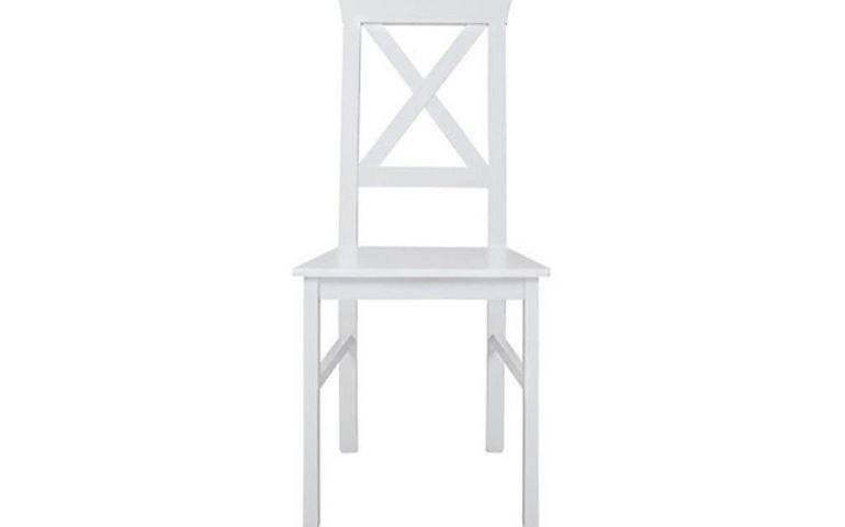 Jídelní židle, Alla TYP 4, bílá teplá