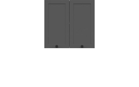 Junona Line Ramka skříňka G2D/80/57, bílá/grafit