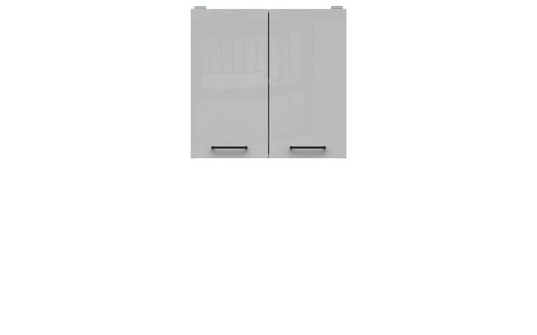 Junona Line Tafla skříňka G2D/60/57, bílá/světle šedý lesk
