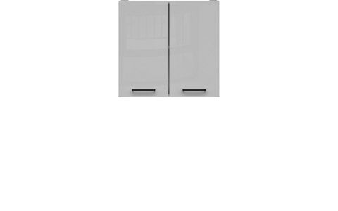 Junona Line Tafla skříňka G2D/80/57, bílá/světle šedý lesk