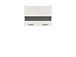 Junona Line Tafla skříňka G2W/80/57, bílá/bílá křída lesk