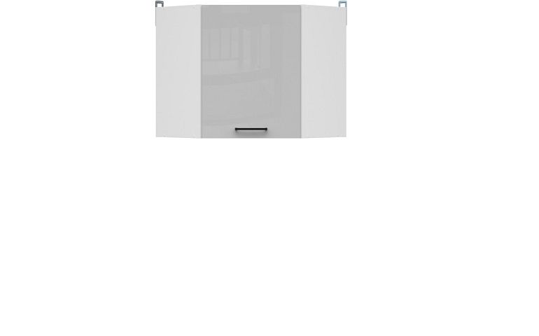 Junona Line Tafla skříňka GNWU/57 LP, bílá/světle šedý lesk