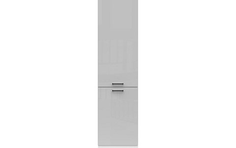 Junona Line Tafla potravinová skříňka D2D/50/195 L, bílá/světle šedý lesk