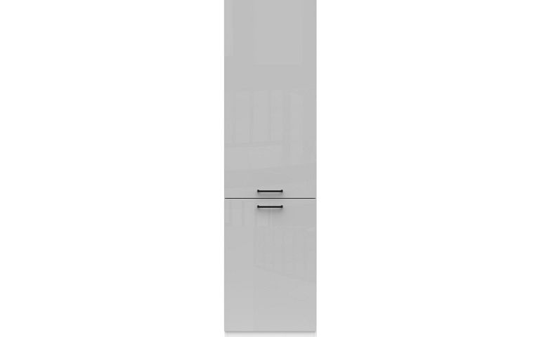 Junona Line Tafla potravinová skříňka D2D/50/195 P, bílá/světle šedý lesk