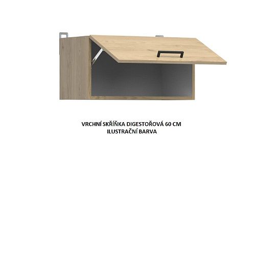 Kuchyň JUNONA 240 cm, modul 2, bílá/bílý lesk