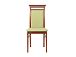 Jídelní židle, Stylius, třešeň/zelená