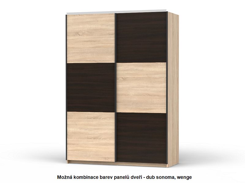 Colin korpus skříně SZF/153, dub sonoma/tmavá lišta grafit